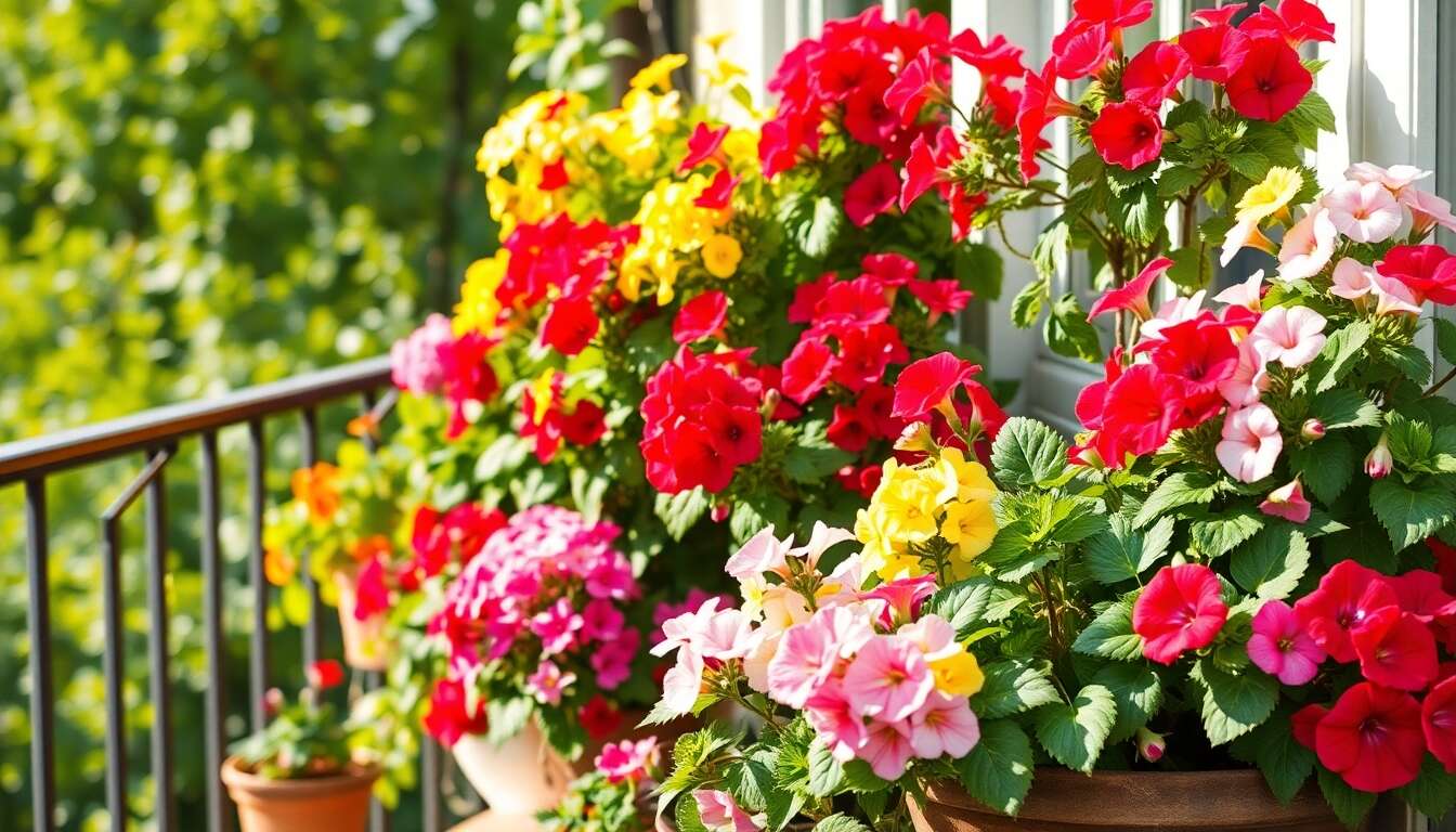 Choosing geranium varieties for a balcony